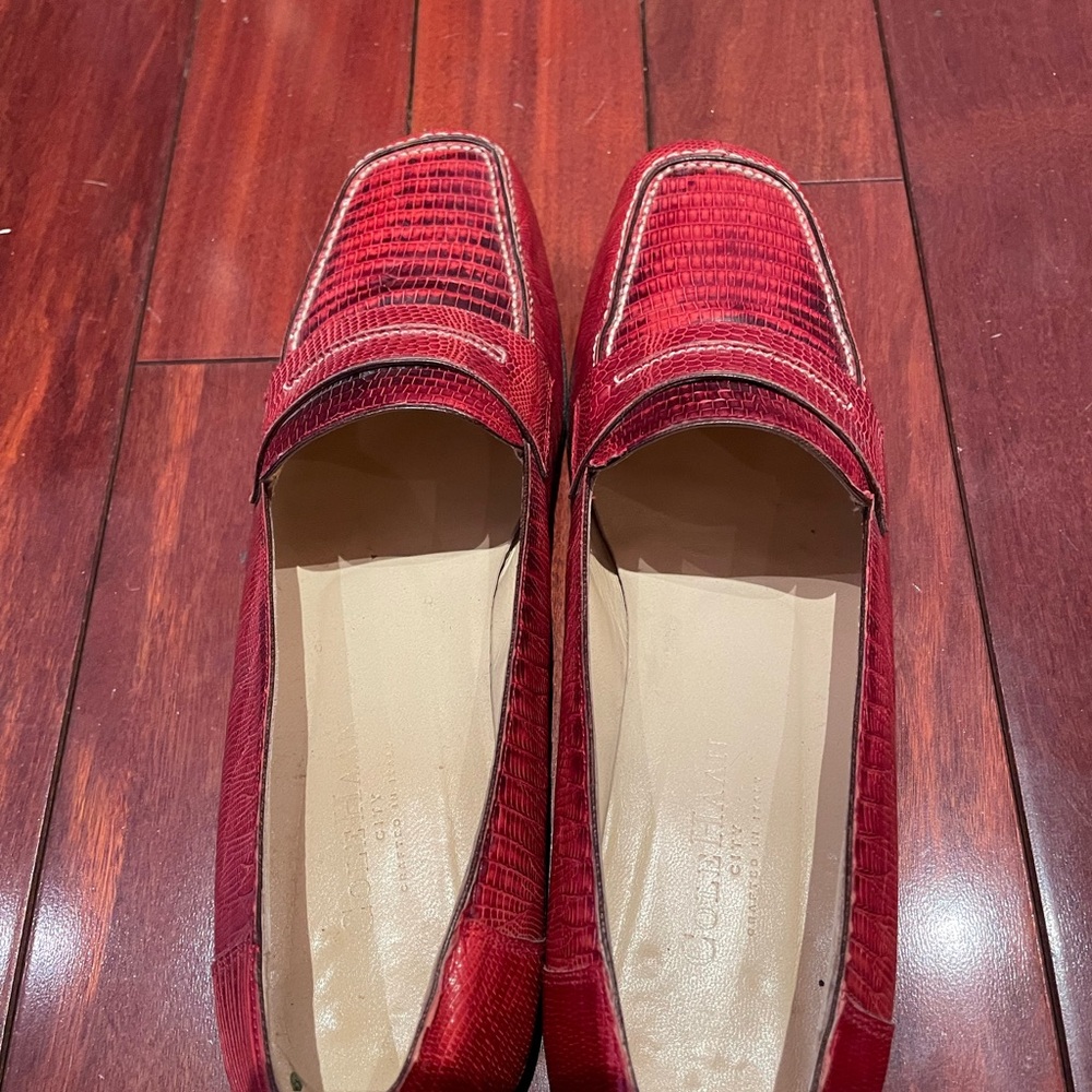 Cole Haan Red Loafers